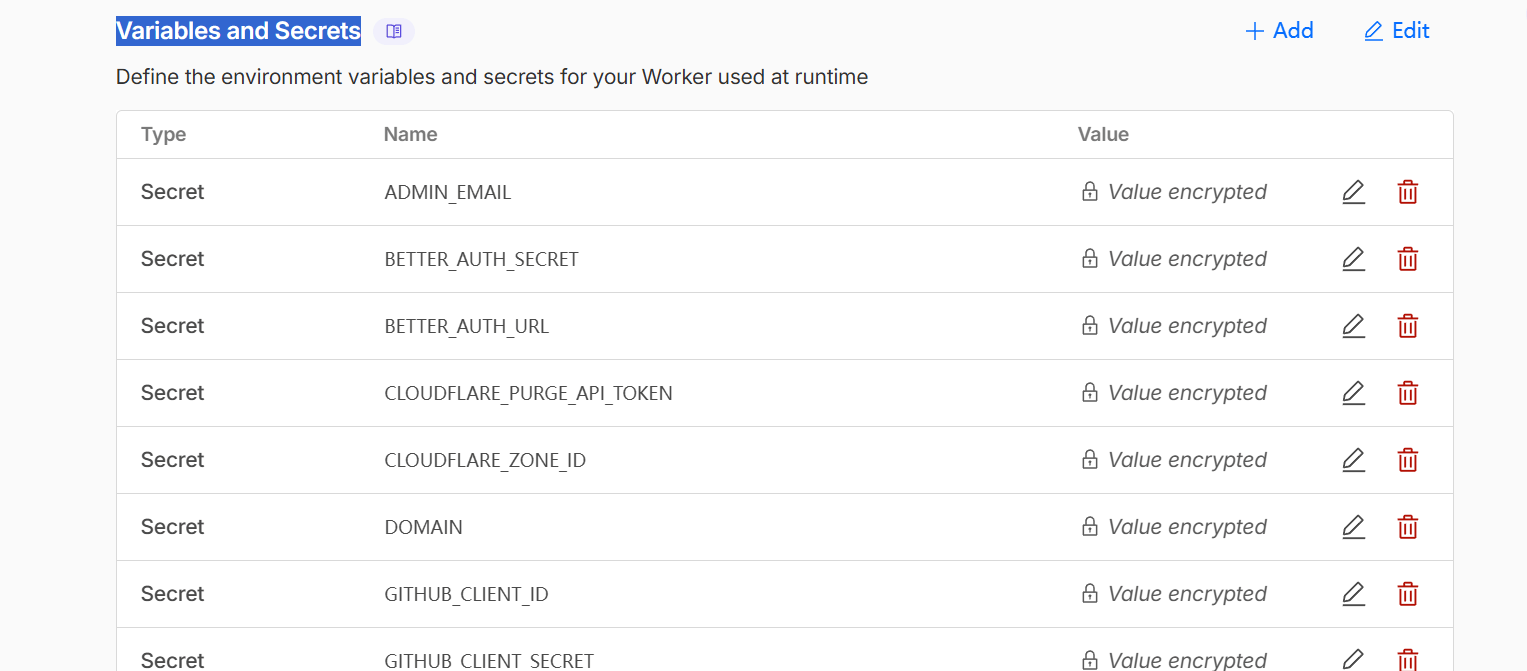 运行时变量配置界面